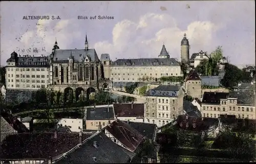 Ak Altenburg in Thüringen, Blick auf das Schloss