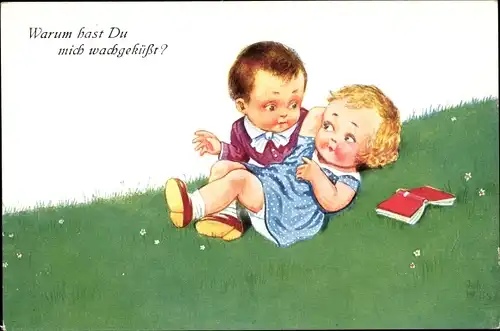 Künstler Ak Wills, John, Warum hast du mich wachgeküsst