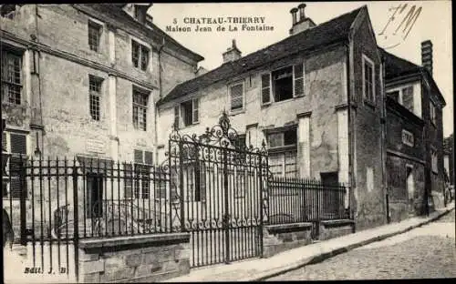 Ak Château Thierry Aisne, Maison Jean de La Fontaine