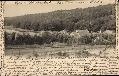 Ak Cernay-la-Ville Yvelines, L’Etang und Bois de la Carriere des Marechaux