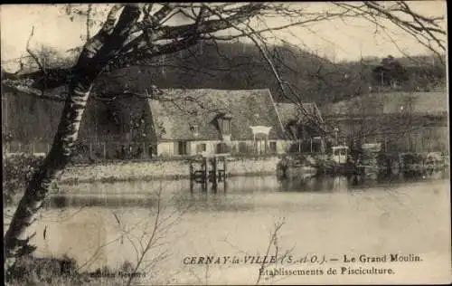 Ak Cernay-la-Ville Yvelines, Le Grand Moulin