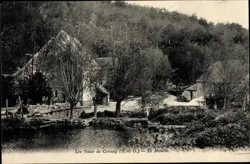 Ak Les Vaux de Cernay Yvelines, Le Moulin