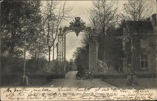 Ak Vaux de Cernay Yvelines, Tor des Chateau de Rotschild
