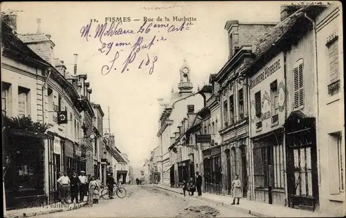 Ak Fismes-Marne, Rue de la Huchette