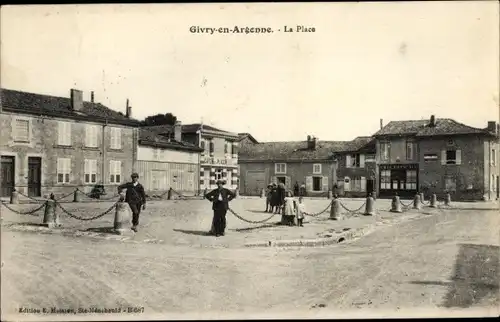 Ak Givry und Argonne Marne, La Place