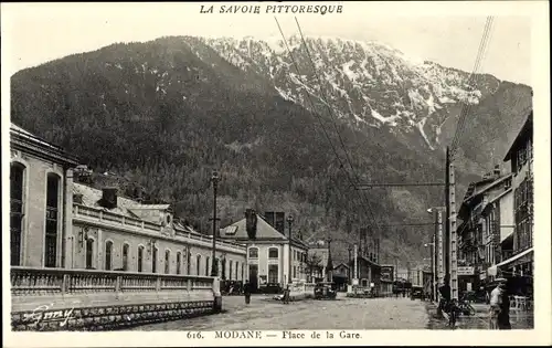 Ak Modane Savoie, Place de la Gare