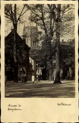 Ak Münster Westfalen, Spiegelturm