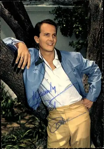 Ak Schauspieler Pat Boone, Portrait, Autogramm