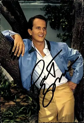 Ak Schauspieler Pat Boone, Portrait, Autogramm