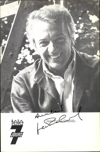 Ak Schauspieler Jean Pierre Cassel, Portrait, Autogramm