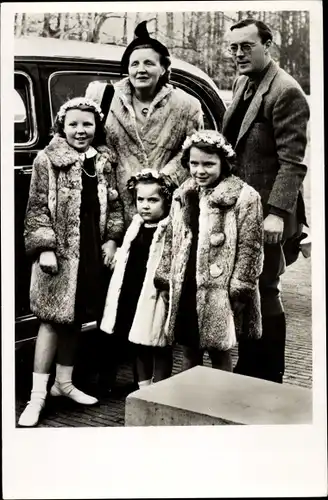 Ak Soestdijk, Geburtstag von Prinzessin Beatrix der Niederlande 1948, Juliana, Bernhard