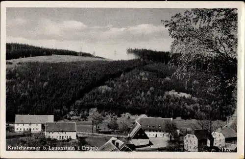 Ak Kratzhammer Altenberg Erzgebirge, Teilansicht