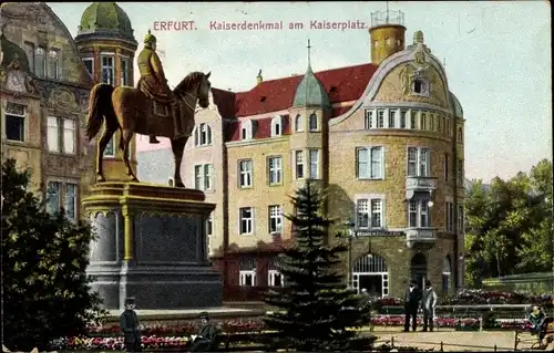 Ak Erfurt in Thüringen, Kaiserdenkmal, Kaiserplatz