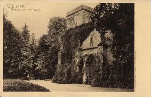 Ak Weimar in Thüringen, Tempelherrenhaus