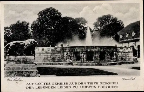 Ak Bad Nauheim in Hessen, Sprudelhof