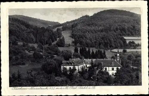 Ak Bühl in Baden, Kurhaus Neusatzeck, Wald, Berge