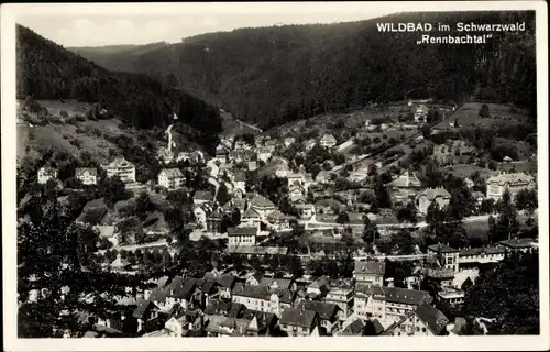 Ak Bad Wildbad im Schwarzwald, Rennbachtal