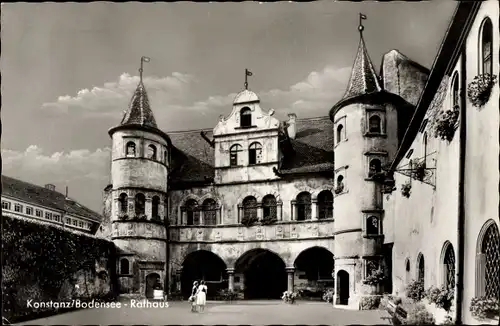 Ak Konstanz am Bodensee, Rathaus