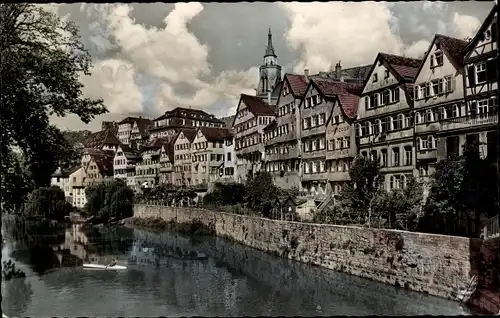 Ak Tübingen am Neckar, Fluss