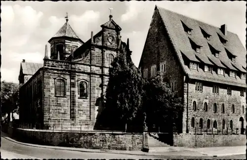 Ak Hildesheim in Niedersachsen, Kirche zum Hl. Kreuz