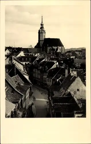 Foto Ak Naumburg an der Saale, Steinweg mit Wenzelskirche