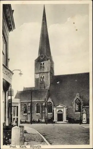 Ak Rijswijk Südholland Niederlande, Protestantische Kirche