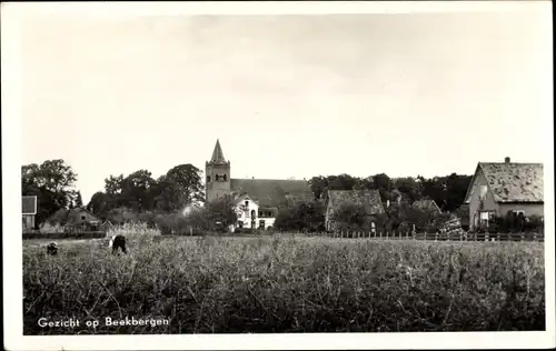 Ak Beekbergen Gelderland, Teilansicht, Kirche