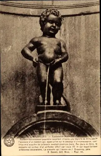 Ak Brüssel Brüssel, Manneken-Pis