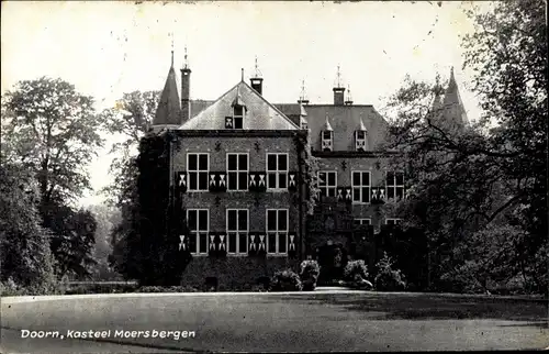 Ak Doorn Utrecht Niederlande, Schloss Moersbergen