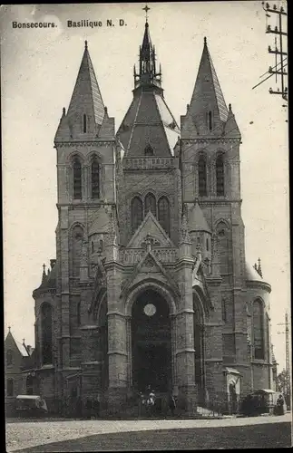 Ak Bon Secours Bonsecours Péruwelz Hennegau, Basilika Notre Dame