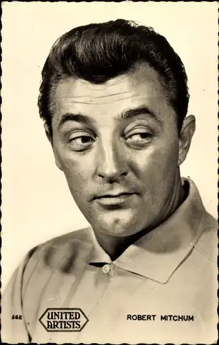 Ak Schauspieler Robert Mitchum, Portrait