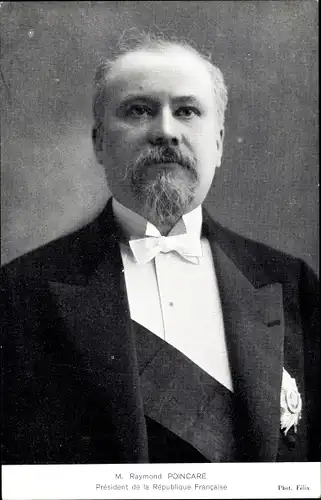 Ak Französischer Politiker Raymond Poincare, Portrait