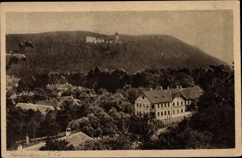 Ak Seebenstein in Niederösterreich, Schloss, Gebäude, Wald