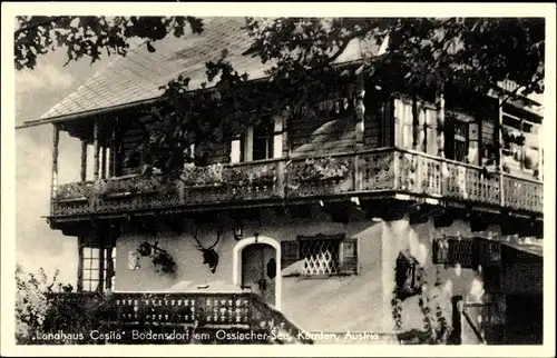 Ak Bodensdorf Steindorf am Ossiacher See Kärnten, Landhaus Cesita