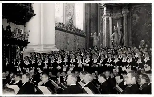 Ak St. Florian Oberösterreich, Stift St. Florian, Orgelkonzert, Stiftskirche