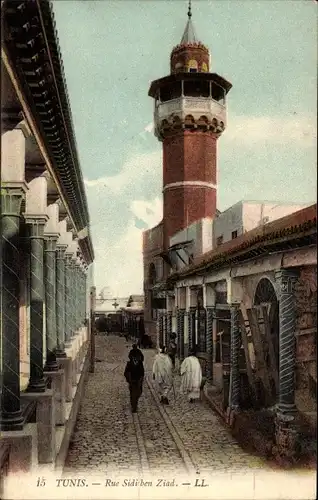 Ak Tunis, Tunesien, Rue Sidi ben Ziad