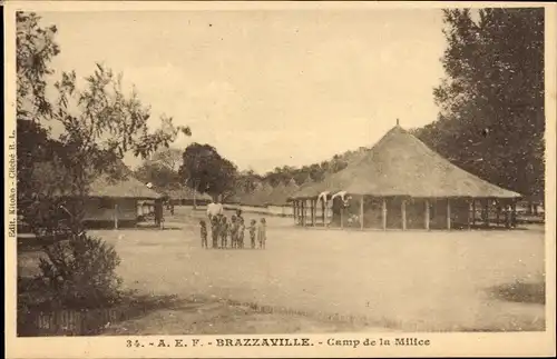 Ak Brazzaville Franz. Kongo, Milizlager