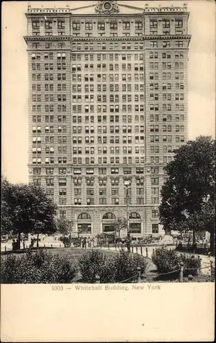 Ak New York City USA, Whitehall Building