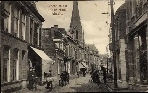 Ak Almelo Overijssel Niederlande, Groote Straße