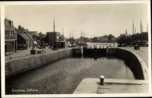 Ak Zwartsluis Overijssel Niederlande, Kolksluis