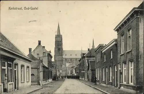 Ak Oud Gastel Nordbrabant Niederlande, Kerkstraat