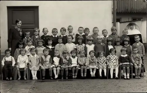 Foto Ak Vysoké Mýto Hohenmaut Hohenmauth Region Pardubice, Kindergarten