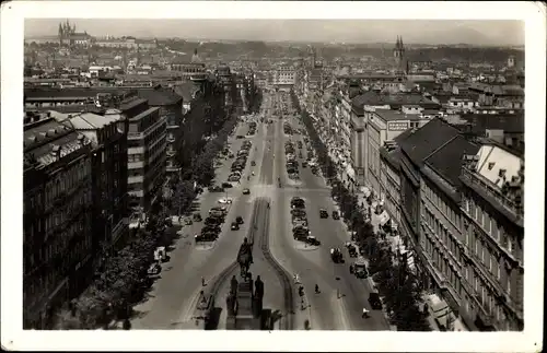 Ak Praha Prag Tschechien, Wenzelsplatz