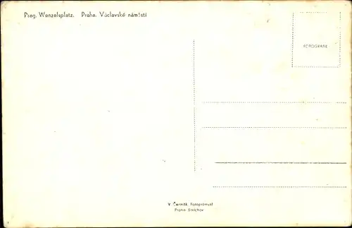Ak Praha Prag Tschechien, Wenzelsplatz