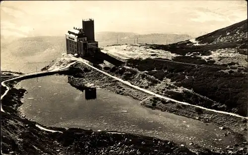 Ak Vysoké Tatry Hohe Tatra Slowakei, Skalnate pleso so stanicou lanovky