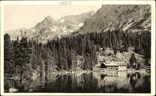 Ak Poppersee Hohe Tatra Slowakai, Majlathhütte