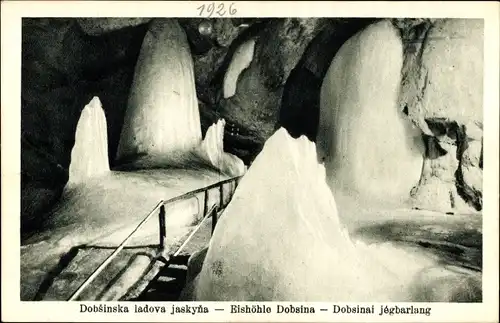 Ak Dobšiná Dobschau Slowakei, Eishöhle