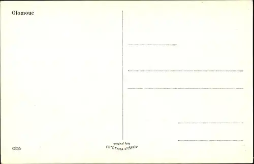 Ak Olomouc Region Olmütz, Straßenpartie