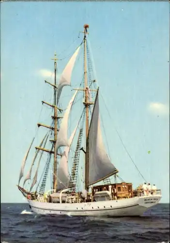 Ak Segelschulschiff Wilhelm Pieck, Volksmarine