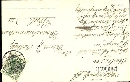 Ak Frau, Standportrait, Hut, Kleid, Blumen